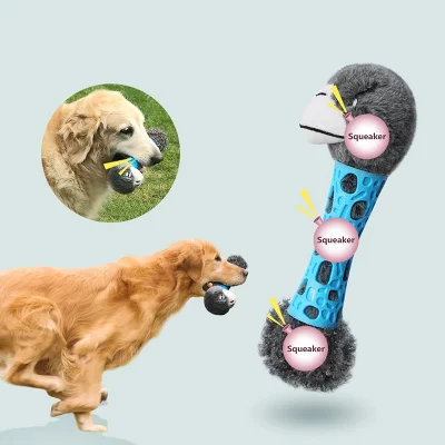 Vente chaude écologique Durable dents nettoyage grinçant mâcher chien jouets en peluche jouets à mâcher pour animaux de compagnie